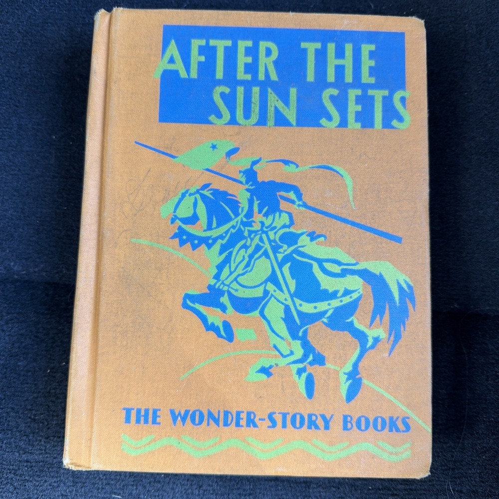After The Sun Sets Vtg 1938 Hardcover - Short Stories‎ Cinderella Snow White